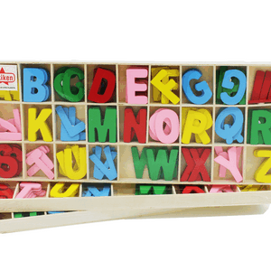 MT06636 LETRAS DE MADERA DIDÁCTICO ABECEDARIO EN CAJA