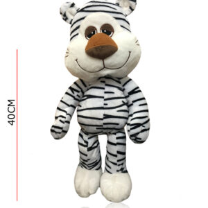 TIGRE MARRON Y BLANCO 40CM