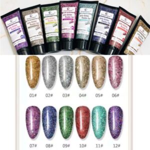OFERTA POLYGEL CON GLITTER JELLY POWDER GEL 30ml ×1 COD. 13658