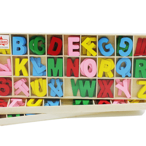 LETRAS DE MADERA DIDÁCTICO ABECEDARIO EN CAJA 2007505066362