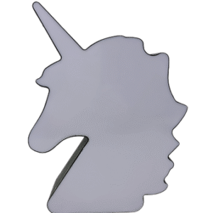 MT08621 CARTEL PIZARRA CON DISEÑO DE UNICORNIO- USB/PILA 20cm*26*5.5
