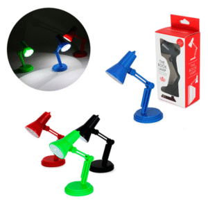 MT06590 MINI LÁMPARA DE LECTURA LUZ LED- CLIP BROCHE PARA LIBRO
