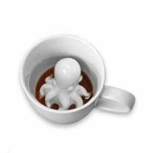 MT07160 TAZA CON DISEÑO DE PULPO 3D