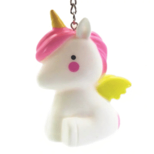MT08684 LLAVERO LUMINOSO CON DISEÑO DE UNICORNIO