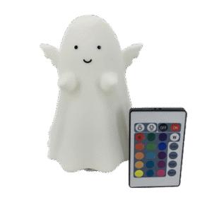 MT08534 LÁMPARA DE SILICONA CON DISEÑO DE FANTASMA C/CONTROL
