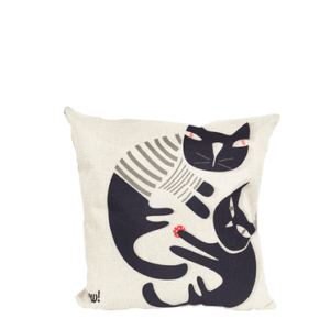 MT07782 FUNDA PARA ALMOHADA ALMOHADÓN CON DISEÑOS DE GATOS -2