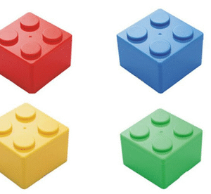 MT06877 LEGO BLOQUE ORGANIZADOR MULTIUSO 8.3*8.3cm