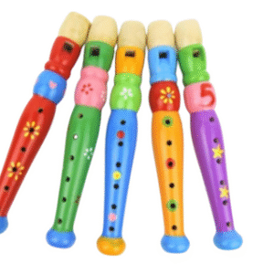 MT08822 FLAUTA DE MADERA INFANTIL- INSTRUMENTO MUSICAL DIDÁCTICO 20CM
