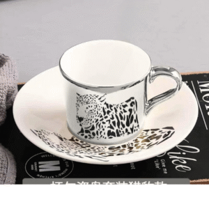 MT09100 JUEGO DE TAZA CERAMICA REFLEJANTE JAGUAR