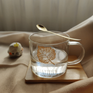 MT09143 SET TAZA VIDRIO