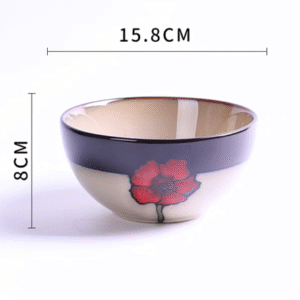 MT09182 BOWL FLORES CERAMICA 15 CM