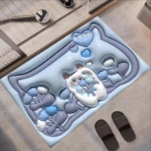 MT09398 ALFOMBRA ANTEDESLIZANTE DISEÑO 3D