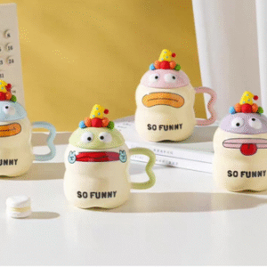MT09827 TAZA CERAMICA DISEÑO PAYASO