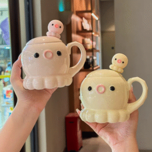 MT09831 TAZA CERAMICA FORMA PULPO 2007505098318
