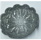 MT09737 PLATITO CERAMICA FORMA FLOR SURTIDOS