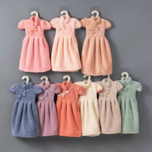 MT09764 TOALLA DE MANO FORMA VESTIDO