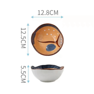 MT09651 BOWL CERAMICA FORMA PEZ