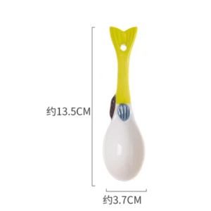 MT09655 CUCHARITA CERAMICA FORMA PEZ