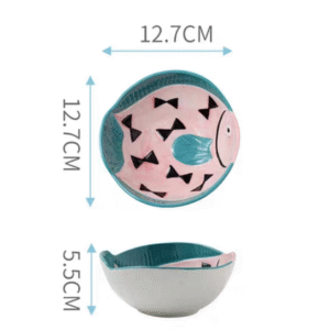 MT09656 BOWL CERAMICA FORMA PEZ