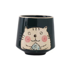 MT09731 VASO CERAMICA GATO