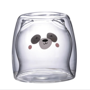MT09922 VASO VIDRIO DOBLE OSO 250 ML