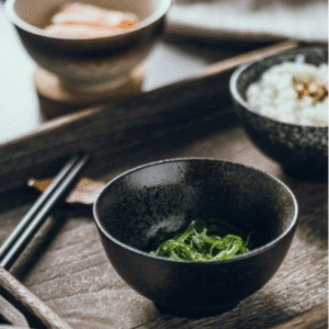MT09677 BOWL CERAMICA 4.5" ESTILO ORIENTAL NEGRO