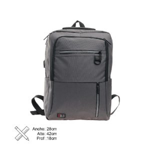 PORTA NOTEBOOK CON ESPALDA REFORZADA Y USB