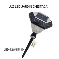 LUZ LED JARDIN CON ESTACA LED-12W-D5-10