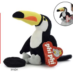 TUCAN CON IMAN 15CM