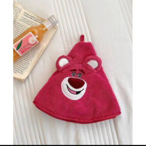 AA0112 TOALLA DE MANO OSO ROSA X 10