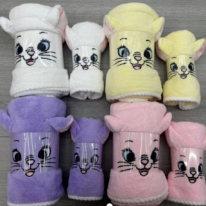 AA0302 TOALLA DE MANO ABSORBENTE GATO X 5