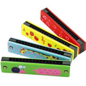 MT05435 ARMÓNICA DE MADERA INFANTIL-DIDÁCTICO MUSICAL