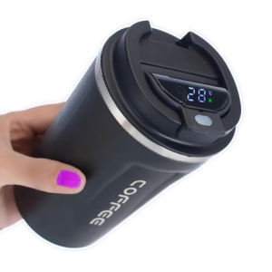 MT09013 VASO TÉRMICO SENSOR DIGITAL 510ML COFFEE""