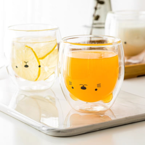 MT09919 VASO VIDIO DOBLE GATO 250 ML