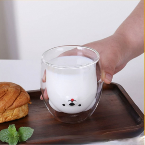 MT09921 VASO VIDRIO DOBLE PERRO 250 ML
