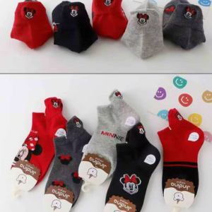 AA0169 MEDIAS DE NIÑO TALLE 5 A 8 RATON CON MOÑOX 10
