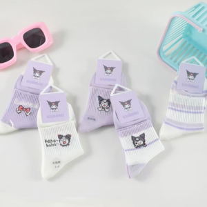 MY0204 MEDIAS DE NIÑO TALLE 2 A 4 VIOLETAX 10