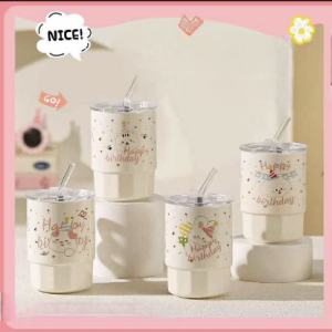 AA0290 TAZA CERAMICA FELIZ CUMPLE ANIMALES