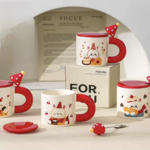 AA0320 TAZA CERAMICA FELIZ CUMPLE CON GORRA
