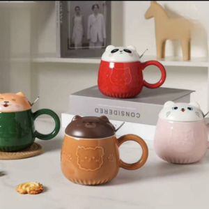 AA0323 TAZA CERAMICA ANIMALES
