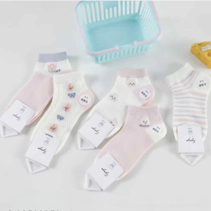 AA0216 MEDIAS DE CHICOS TALLE 2 A 4 CONEJO Y FLORX 10