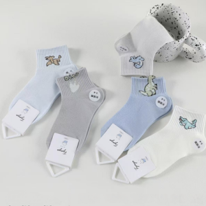 AA0235 MEDIAS DE CHICOS TALLE 2 A 4 DINOSX 10
