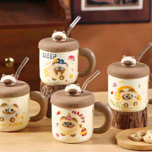 AA0248 TAZA CERAMICA GATO