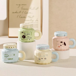AA0286 TAZA CERAMICA ANIMALES