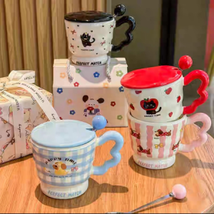 AA0381 TAZA CERAMICA PERROS Y GATOS