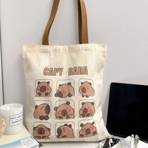 AA0357 TOTE BAG DE LIENZO CARPINCHO