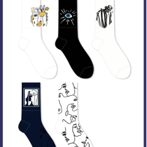 AA0364 MEDIAS DE ALGODON CON DISEÑOX 10
