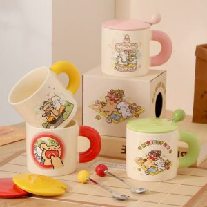 AA0445 TAZA CERAMICA PERRITOS AMIGOS