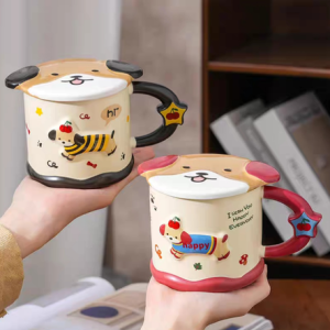 AA0499 TAZA CERAMICA PERRO SALCHICHA