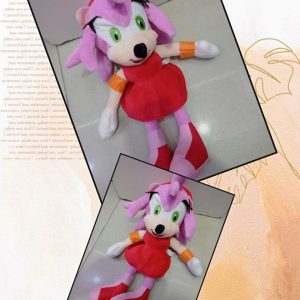 SONIC ROSA VESTIDO ROJO 27CM.JPG